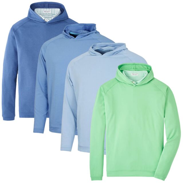 Peter Millar Mens 2025 Pine Performance 4-Way Stretch Wicking Golf Hoody