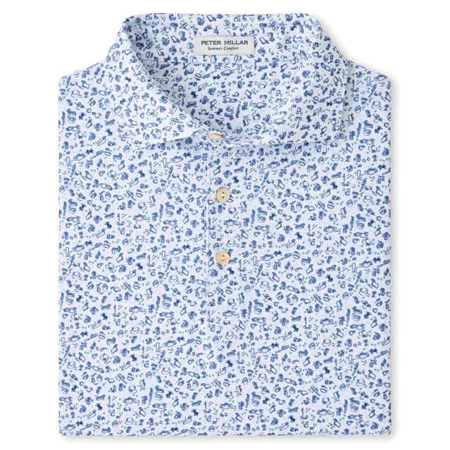 Peter Millar Mens 2026 Wilkins Performance 4 Way Stretch Golf Polo Shirt