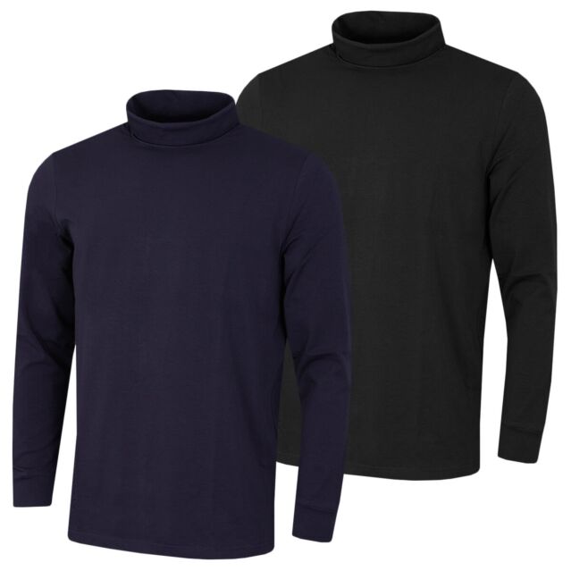 Glenmuir 2024 Kelso Roll Neck Breathable 4-Way Stretch Golf Sweater