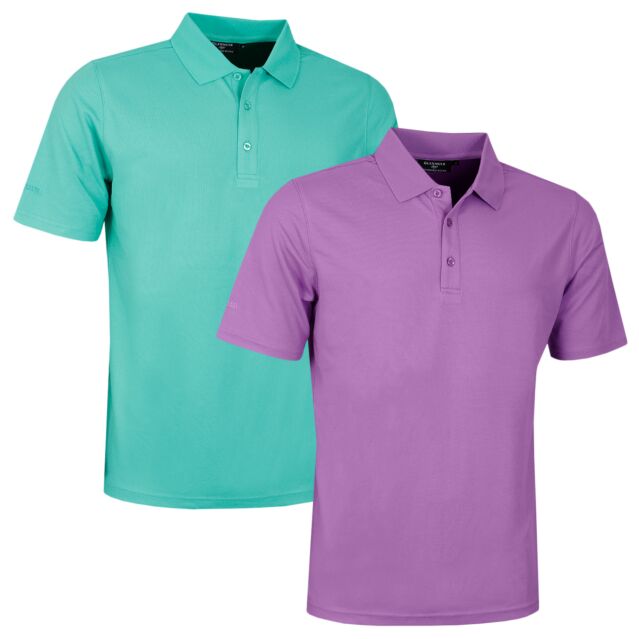 Glenmuir Mens 2025 Deacon Moisture Wicking Golf Polo Shirt