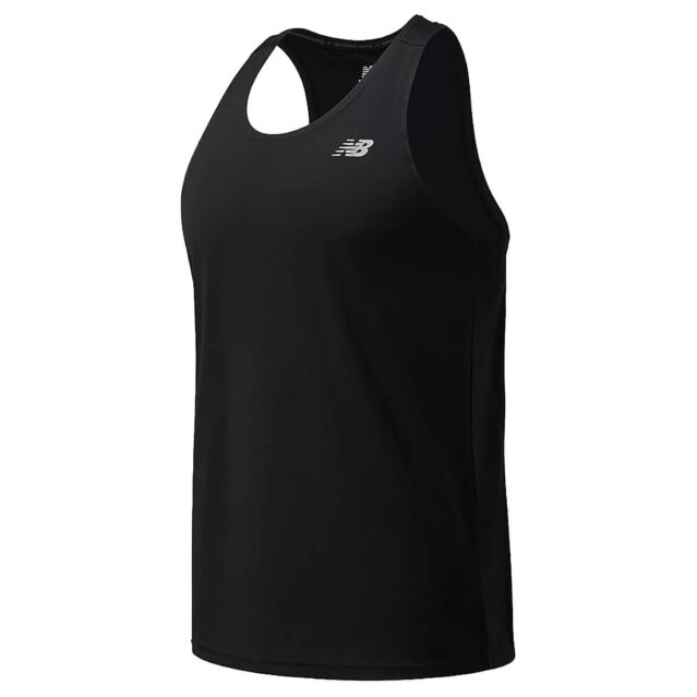 New Balance Mens Accelerate Quick Dry Recycled Athletic Singlet T-Shirt