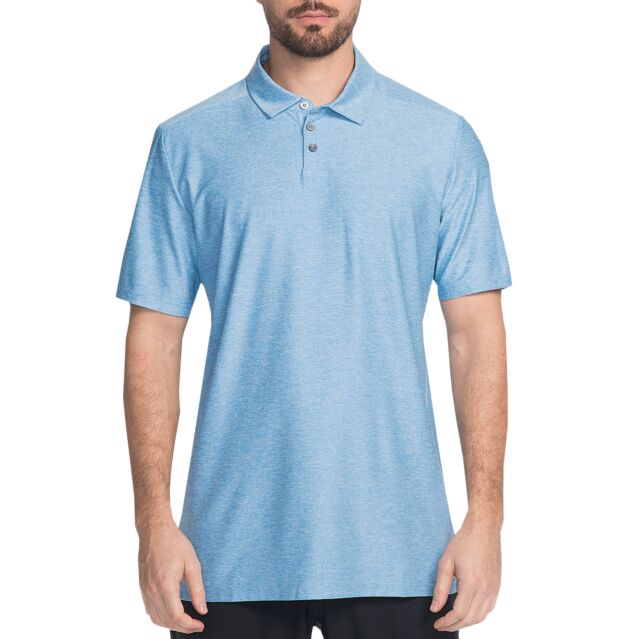 Skechers Golf Mens Pitch Shot Breathable Stretch Perforated Polo Shirt