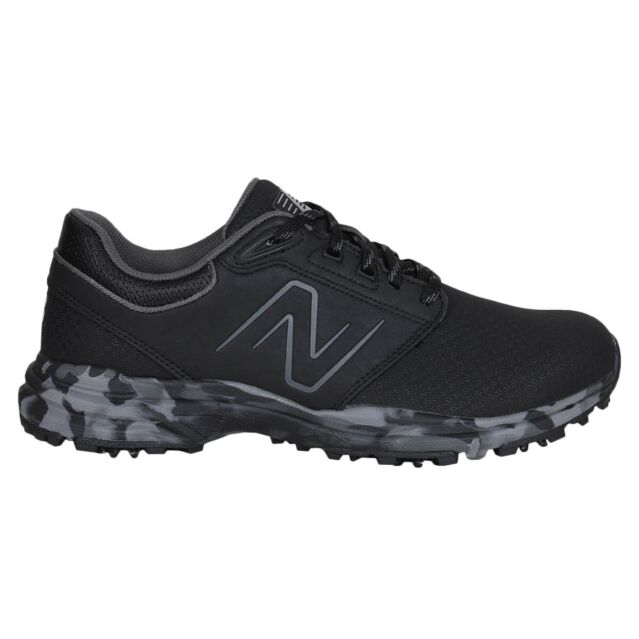 New Balance Mens Black And White Golf Shoes Men's New