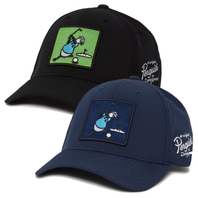 Original Penguin Mens Country Club Logo Pete One Size Branded Golf Cap