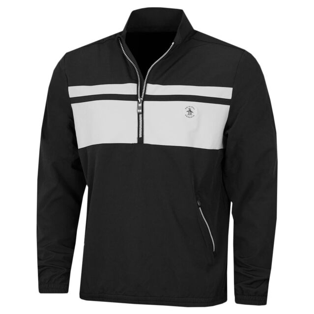 Original Penguin Mens Rain or Shine 1/4 Length Zip Golf Wind Shirt