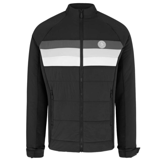 Original Penguin Mens Insulated Water Repellent Stretch 70s Golf Jacket
