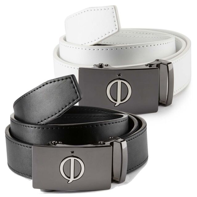 Oscar Jacobson 2025 Mens Leather Metal Buckle One Size Golf Belt