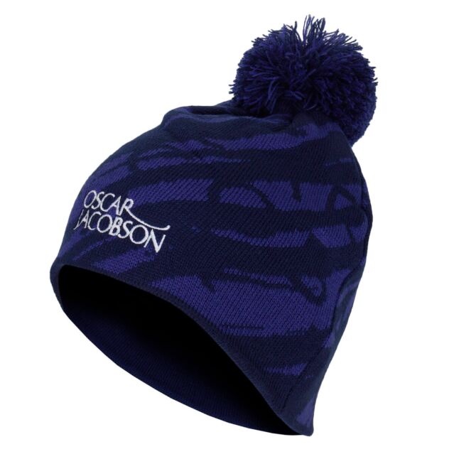 Oscar Jacobson Mens Memphis Thermal Insulated Golf Bobble Hat