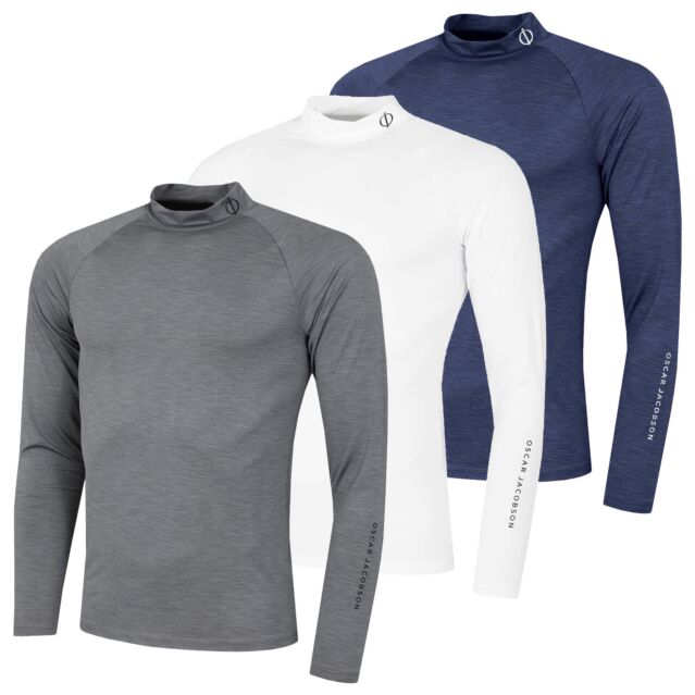 Oscar Jacobson Mens Hamilton Lightweight Thermal Wicking Golf Baselayer