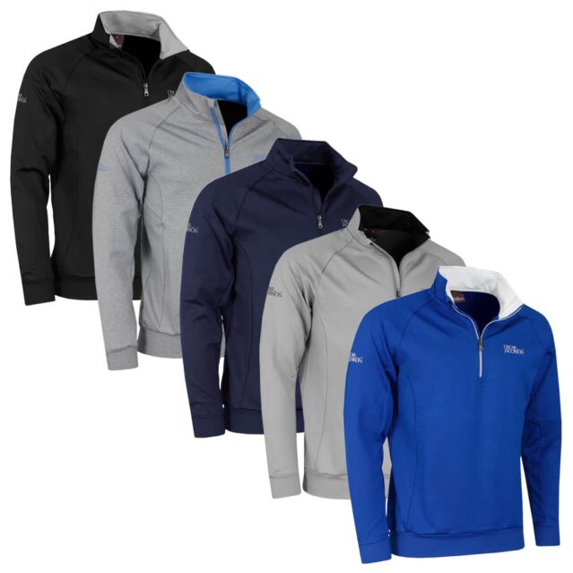 Oscar Jacobson Mens Trent Tour Comfort Stretch Golf Sweater