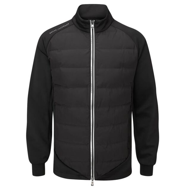 Oscar Jacobson Mens Radstock Full Zip Water Repellent Padded Golf Jacket