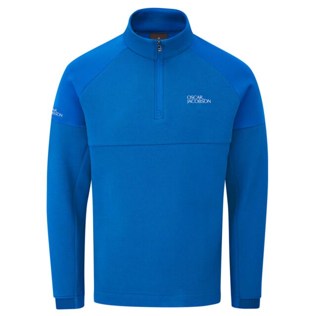 Oscar Jacobson Mens Lockhart Tour Moisture Wicking Breathable Golf Sweater
