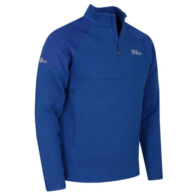 Oscar Jacobson Mens Lockhart Tour Wicking Breathable Golf Sweater