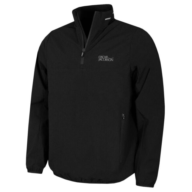 Oscar Jacobson Mens 2024 Laguna Windproof Lightweight Quarter Zip Golf Jacket