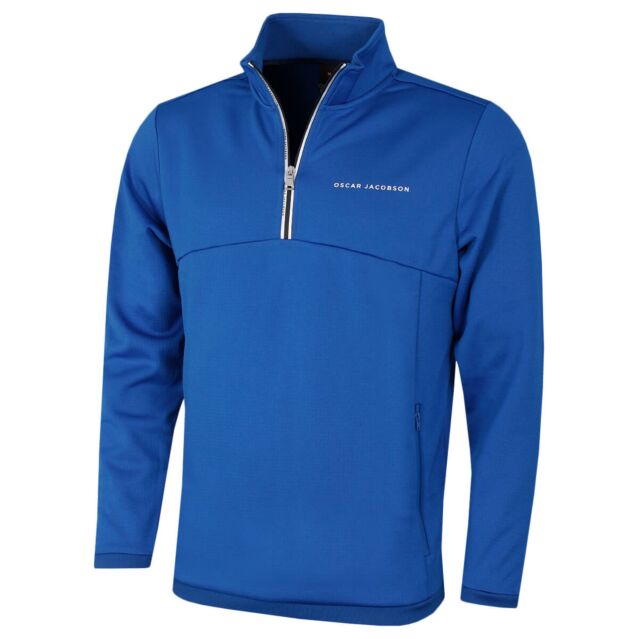 Oscar Jacobson Mens Longton Tour Windproof Thermal Golf Sweater