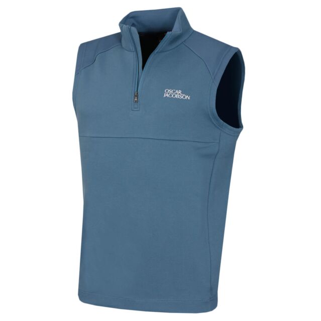Oscar Jacobson Mens 2024 Lockhart Tour Sleeveless Midlayer Vest Golf Gilet