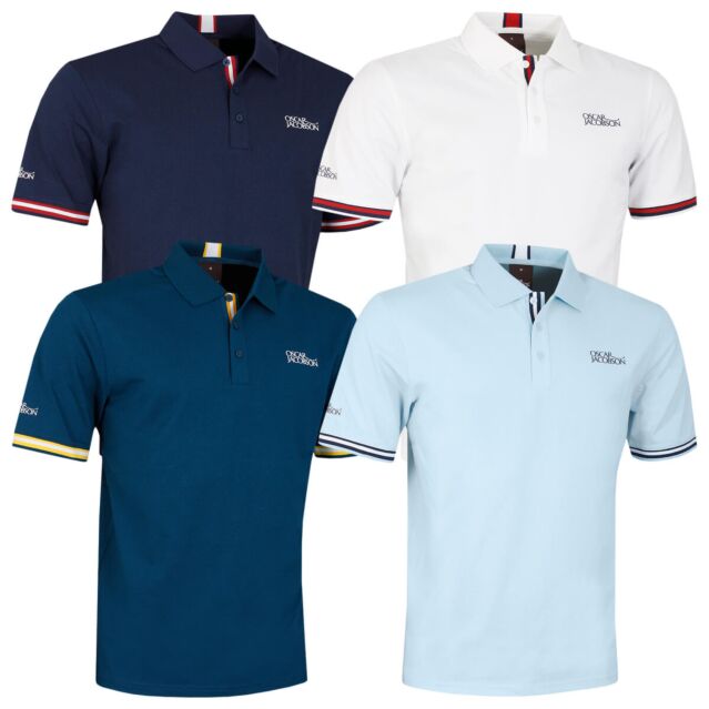 Oscar jacobson golf polo store