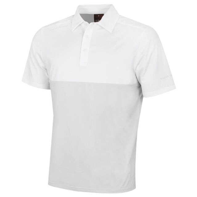 Oscar Jacobson Mens Willow Stretch Breathable Golf Polo Shirt