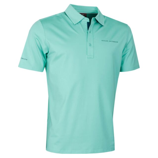 Oscar Jacobson Mens Chap II Tour Breathable Golf Polo Shirt