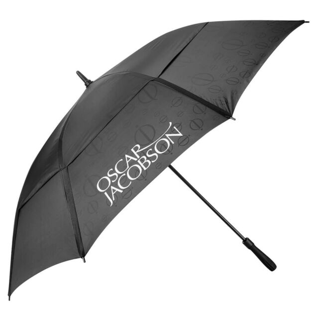Oscar Jacobson Dual Canopy Lightweight Soft Grip Comfort Golf Umbrella
