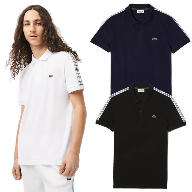 Lacoste Mens PH5075 Rubber Buttons Stretch Branded Tape Casual Polo Shirt