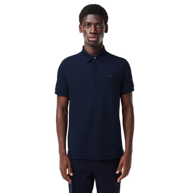 Lacoste Mens Paris Petit Pique Ribbed Collar Polo Shirt