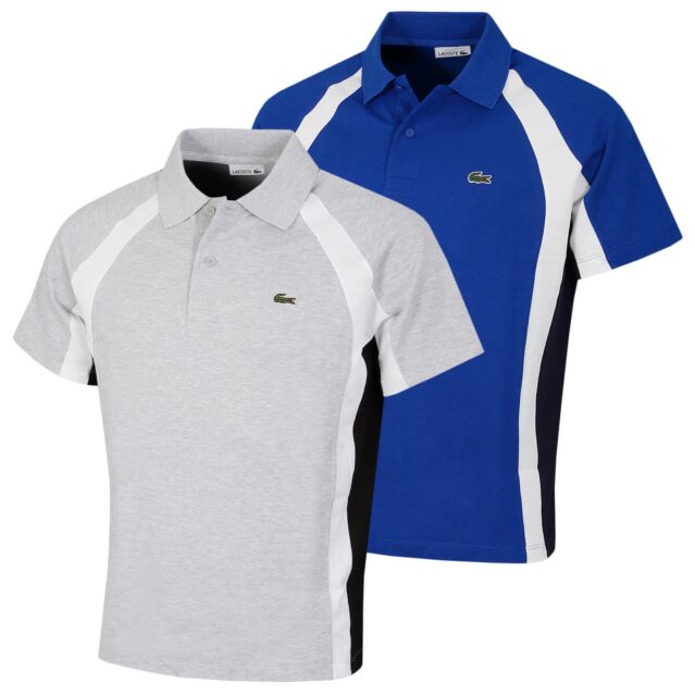 Lacoste Mens PH5583 Iconic Cut & Sewn Colourblock Casual Polo Shirt