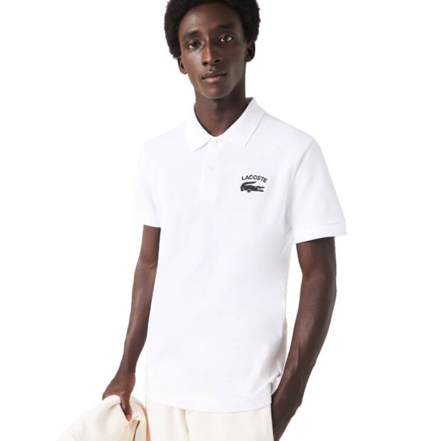 Lacoste Mens PH9535 Stretch Petit Pique Heritage Casual Polo Shirt