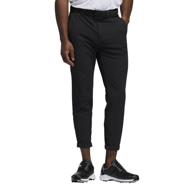 adidas Golf Mens Pin Roll Stretch Breathable Tapered Pant Trousers