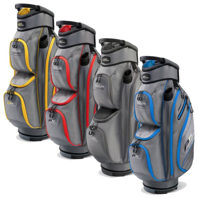 Powakaddy Unisex DLX-Lite Edition 14-Way 11 Pockets Modern Golf Cart Bag