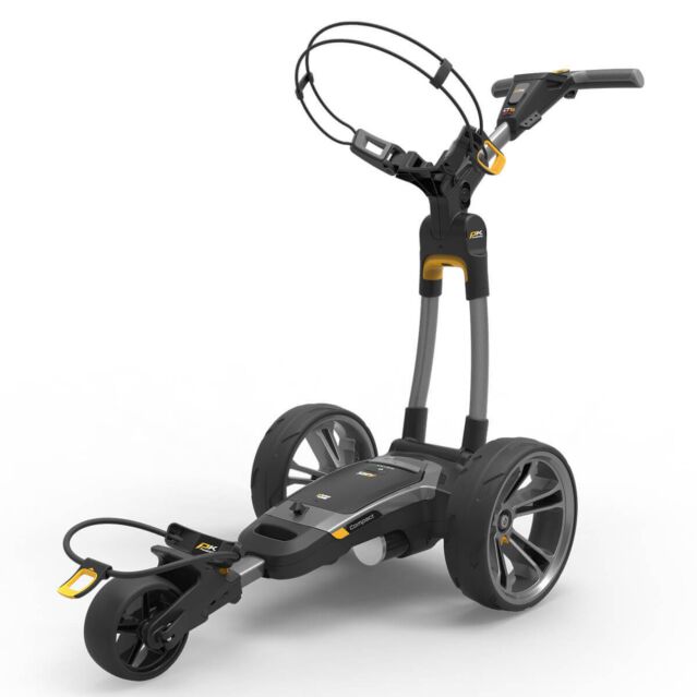 Powakaddy Unisex CT6 GPS XL Compact Extended Lithium Extended Battery Golf Trolley