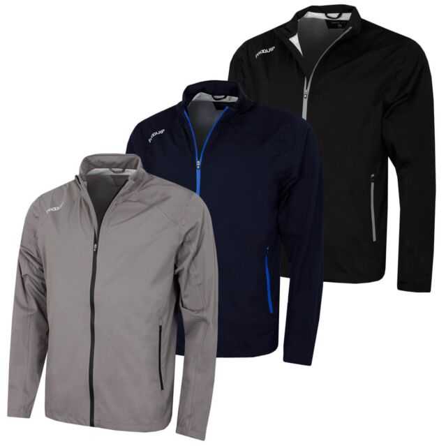 Proquip Mens 2025 Propac-Lite Waterproof Lightweight Soft Stretch Golf Jacket