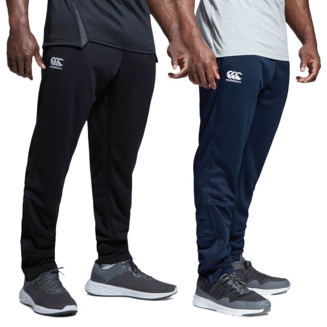 Canterbury Mens Stretch Tapered Polyknit Lightweight Rugby Joggers