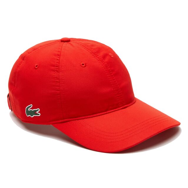Lacoste Mens 2024 Sport Lightweight Adjustable Strap Baseball Cap