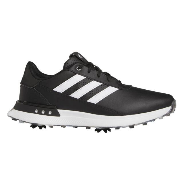 adidas Golf Mens 2025 S2G Waterproof Leather Spiked Lightweight Golf Shoes