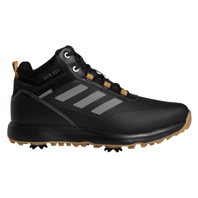 adidas Golf Mens S2G Mid Wide Fit Waterproof Spiked Recycled Golf Boots