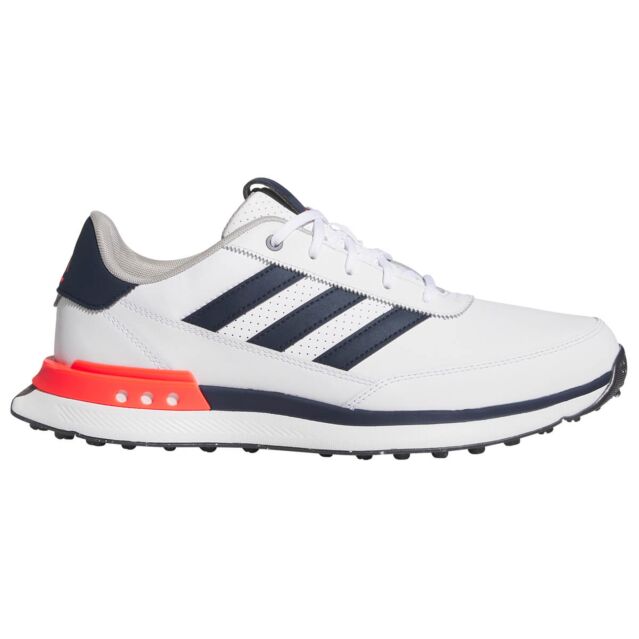 adidas Golf Mens 2025 S2G Spikeless Leather Textile Waterproof Golf Shoes