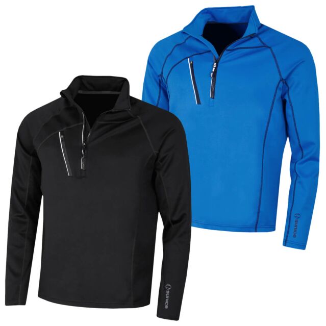 Sunice Mens Golf Alexander Technical HZ Water Repellent Sweater