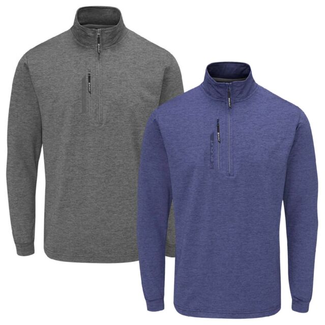 Stuburt Mens Ellwood Zip Wicking Windproof Thermal Golf Sweater