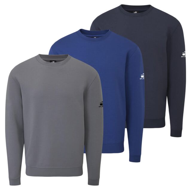 Stuburt Golf Mens 2025 Crane Crew Neck Breathable Premium Pullover Golf Sweater