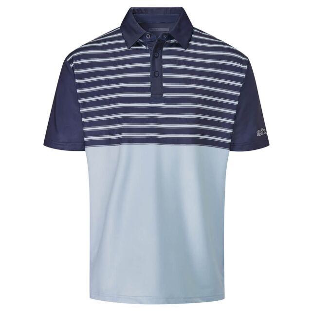 Stuburt Golf Mens Princeville Breathable Stretch Golf Polo Shirt