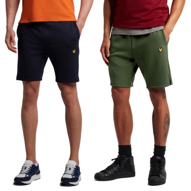 Lyle & Scott Mens Fly Moisture Wicking Drawstring Training Fleece Shorts