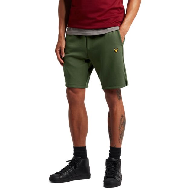 Lyle Scott Mens Fly Moisture Wicking Drawstring Training Fleece Shorts