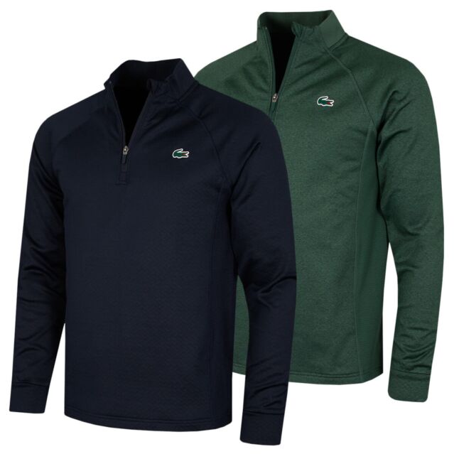 Lacoste Mens 2025 SH2531 UV50 Protection Stretch Golf Sweater