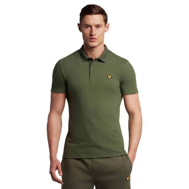 Lyle Scott Mens 2024 Sport Short Sleeve Wicking Golf Polo Shirt