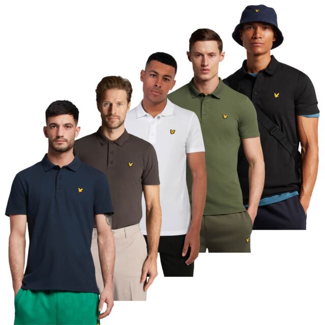 Lyle & Scott 2024 Sport Short Sleeve Breathable Wicking Golf Polo Shirt