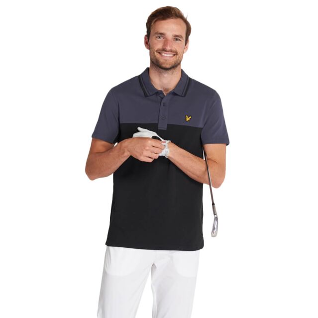 Lyle & Scott Mens Kendall Moisture Wicking Stretch Golf Polo Shirt