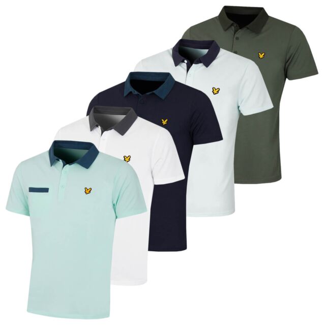 Lyle & Scott Mens Aviemore Quick Drying Durable Golf Polo Shirt