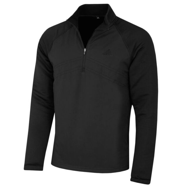 adidas Golf Mens Statement Fleece COLD.RDY 1 4 Zip Sweater