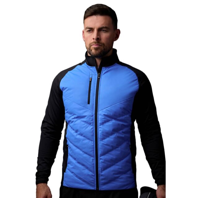 Sunderland Mens 2025 Davos Water Repellent 4-Way Stretch Padded Golf Jacket